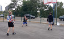 Тренировки по баскетболу на открытых площадках